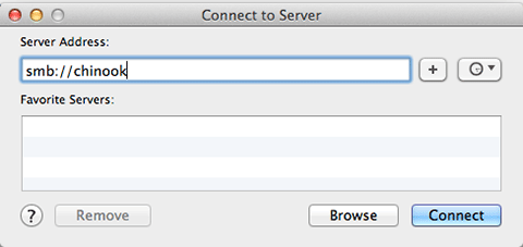 Connecting to a File Server Mac 4