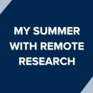 My summer with remote research